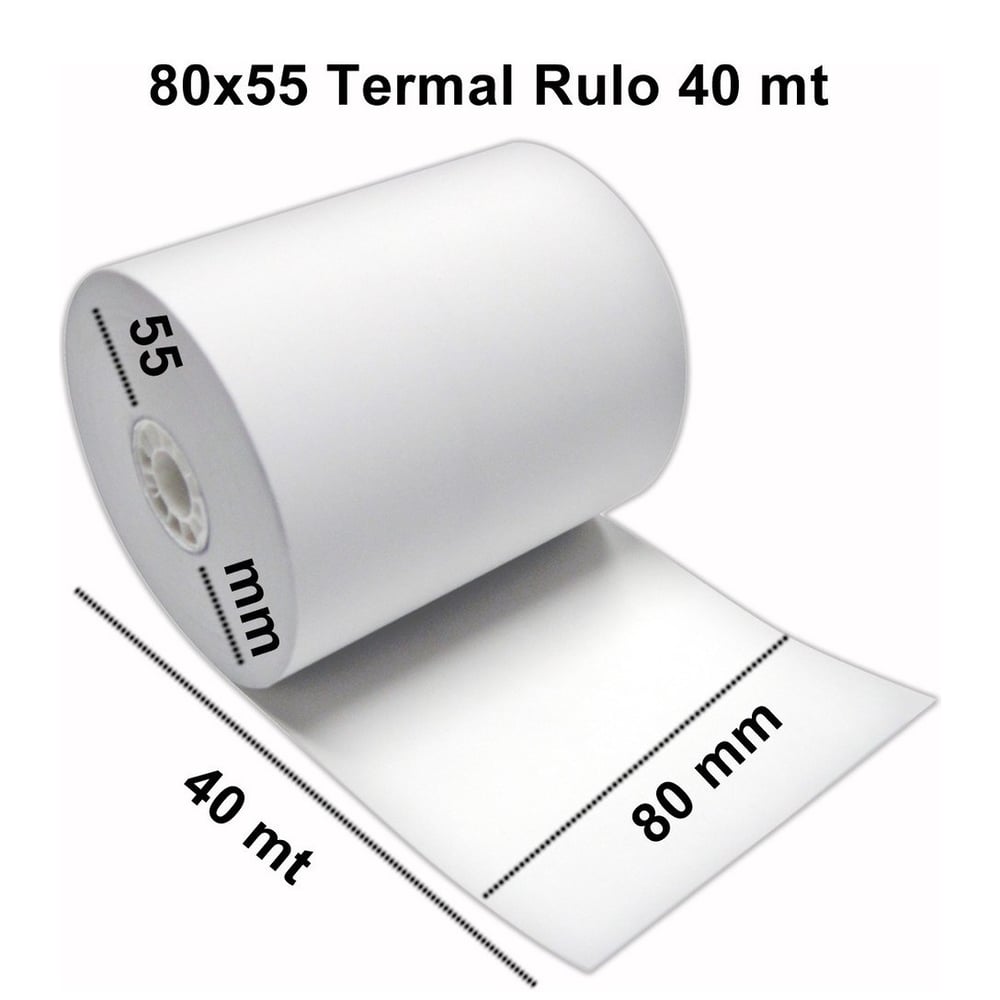 Termal Rulo 80 MM x 40 Metre 10 lu Paket