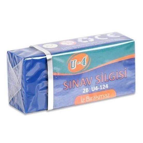U-4 Sınav Silgisi U4-124 x24 lü Paket