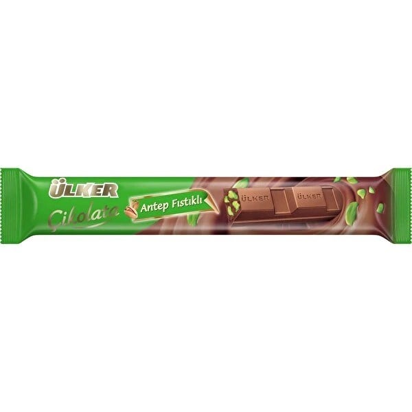 Ülker Baton Çikolata 14 Gr Antep Fıstıklı Sütlü x24 lü Paket