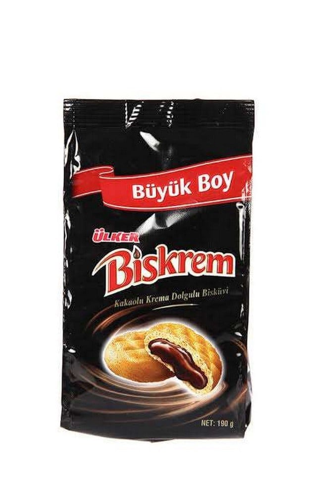 Ülker Biskrem Poşet Kakaolu Bisküvi 200 gr x12 li Koli