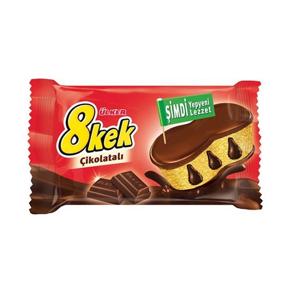 Ülker Dankek 8 Kek Çikolatalı 55 gr x24 lü Koli