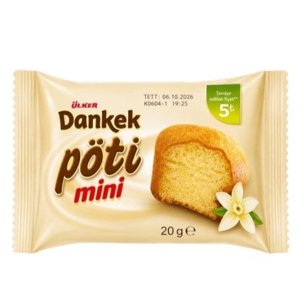Ülker Dankek Mini Vanilya Arom. 20 Gr x32 li Koli