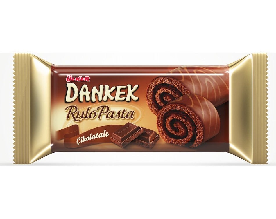 Ülker Dankek Rulo Pasta Çikolatalı 235 Gr x8 li Koli