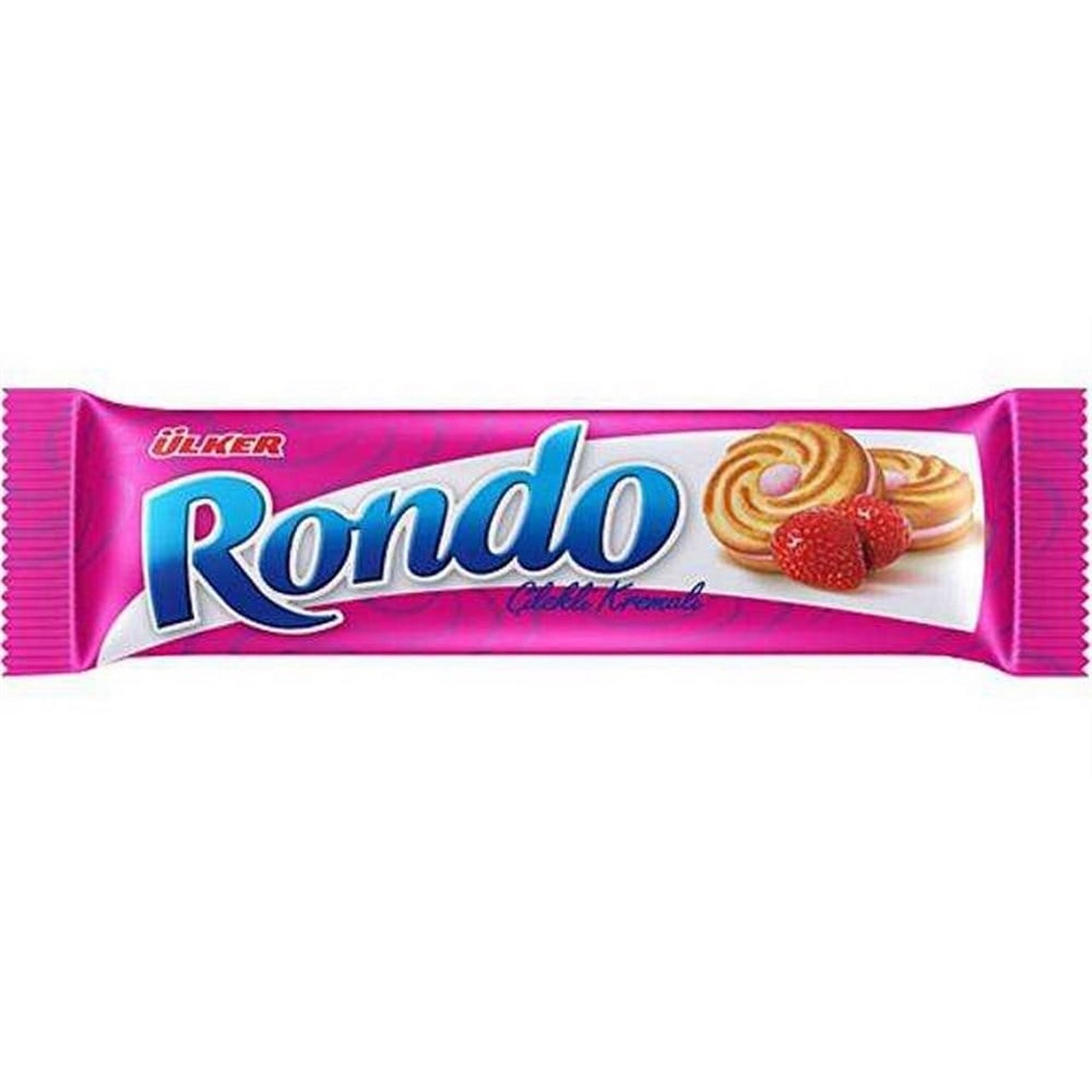 Ülker Kremalı Rondo Çilek Arom. Bisk. 61 gr x24 lü Koli