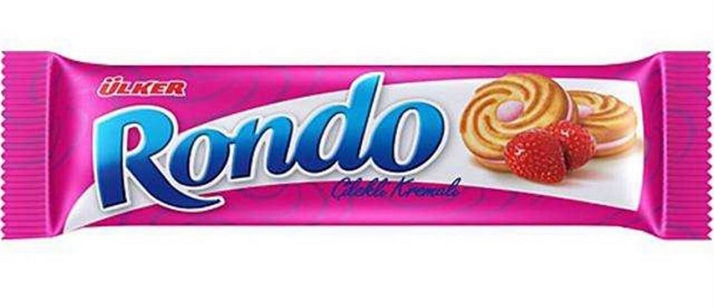 Ülker Kremalı Rondo Çilek Arom. Bisk. 61 gr x24 lü Koli