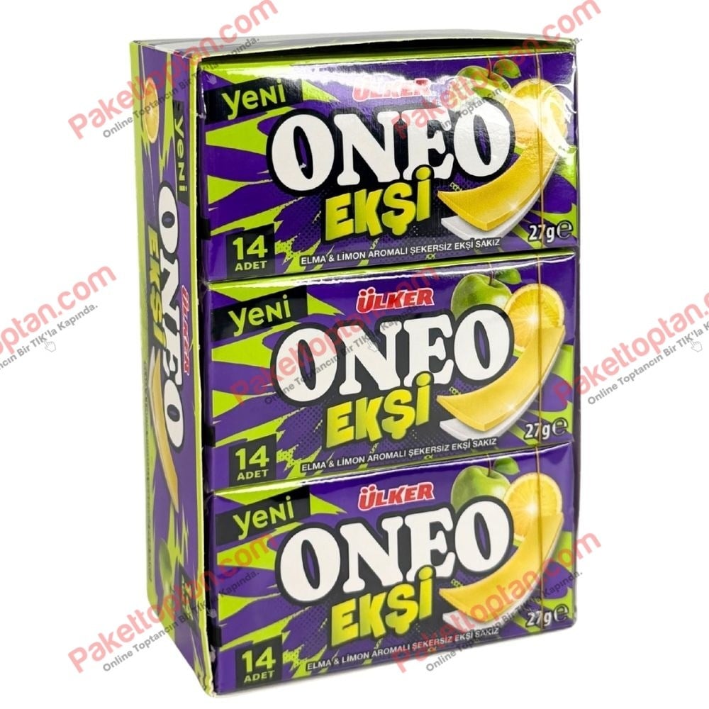 Ülker Oneo 27 Gr Ekşi Elma ve Limon x18 li Paket
