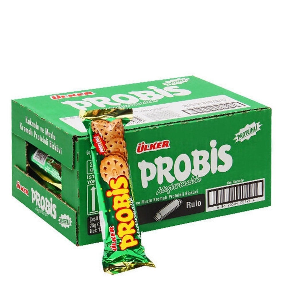 Ülker Probis Atıştırmalık Bisküvi 75 gr x18 li Koli