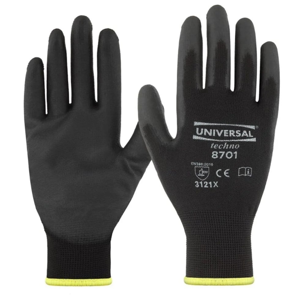 Universal 8701 PU No:07 Montaj Eldiveni x12 li Paket