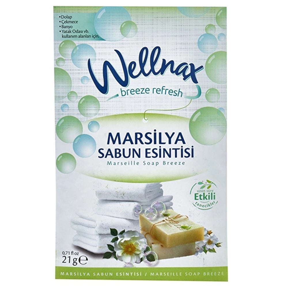 Wellnax Dolap ve Çekmece Kokusu Marsilya Sabun Esintisi