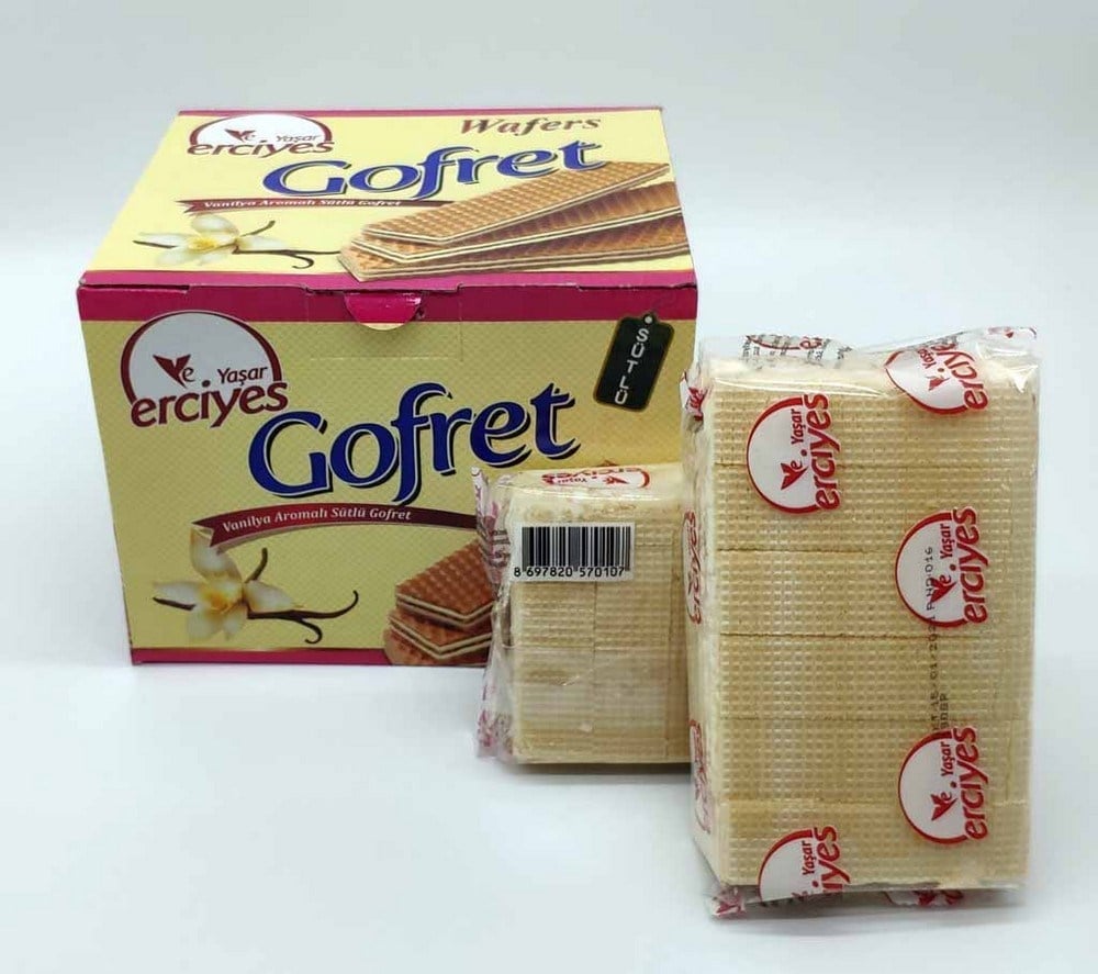 Yaşar Erciyes 1200 gr Vanilyalı Gofret x4 lü Koli