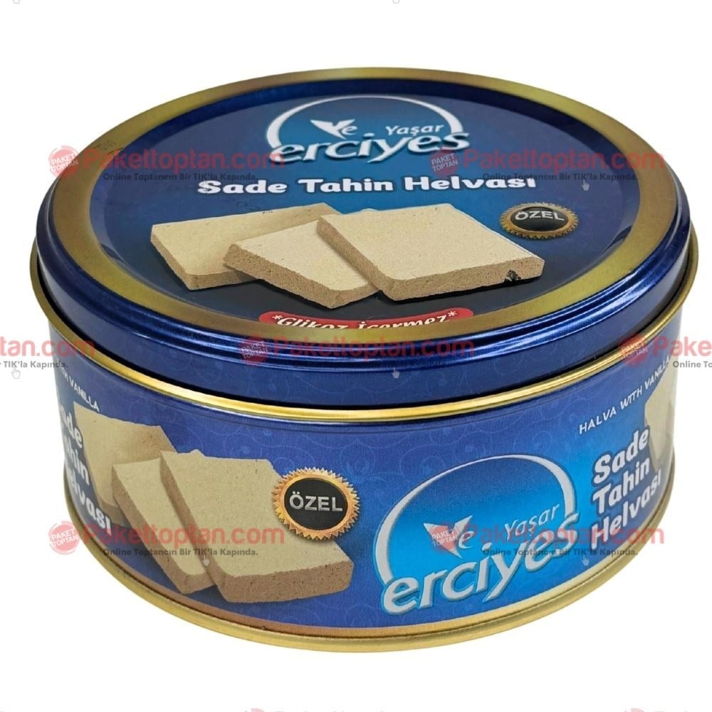 Yaşar Erciyes 750 Gr Sade Helva Teneke