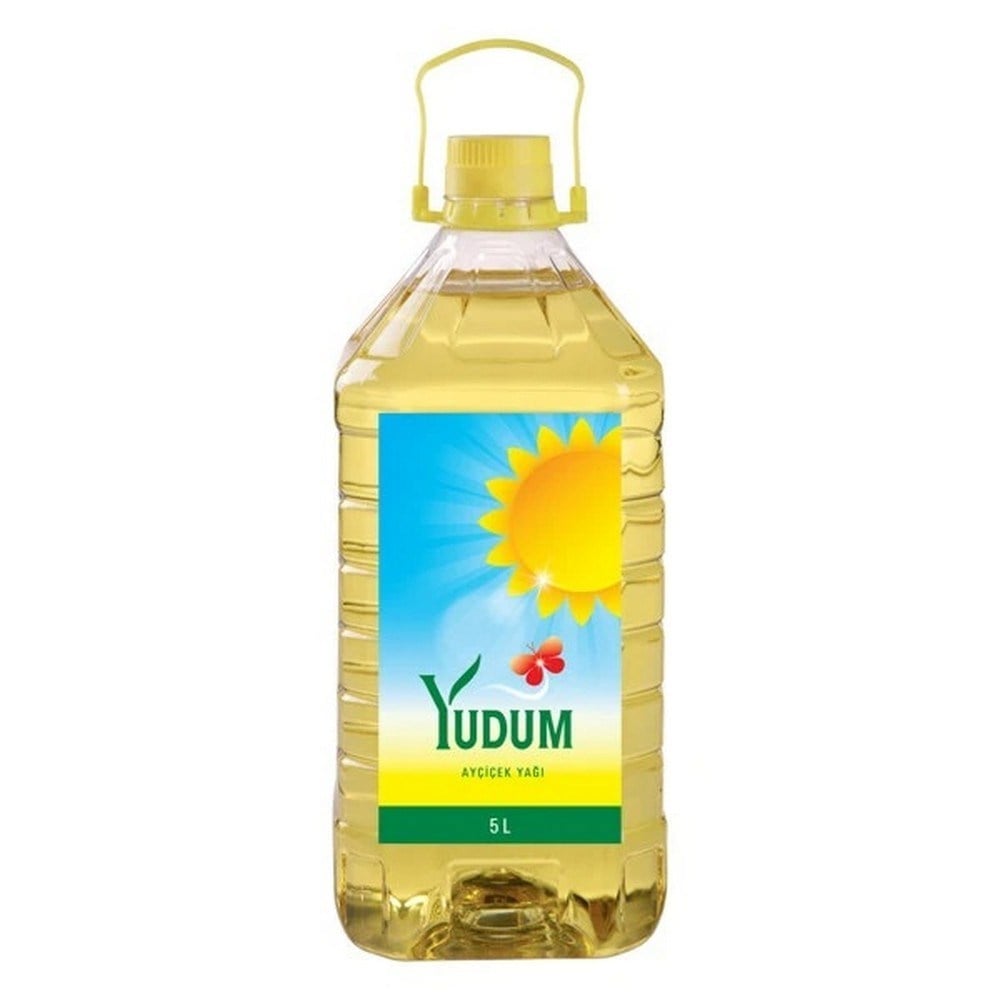 Yudum Ayçiçek Yağı 5 lt Kare Pet x4 lü Koli