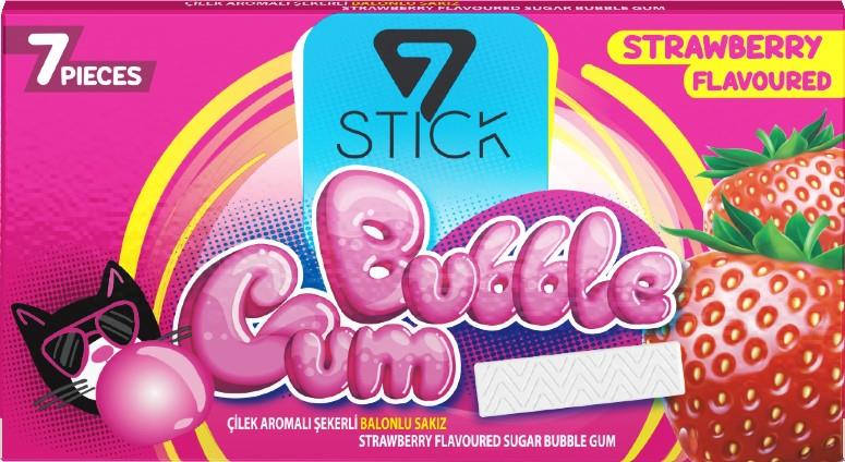 7 Stick Çilek Aromalı Sakız 14,5 Gr x24 lü Paket