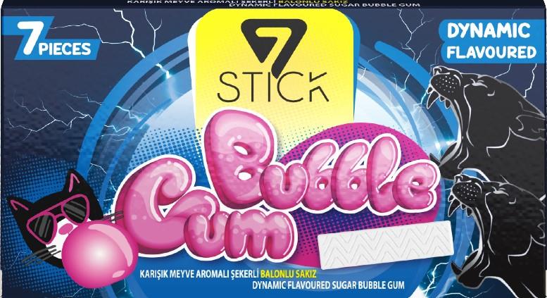 7 Stick Karışık Meyve Aromalı Sakız 14,5 Gr x24 lü Paket