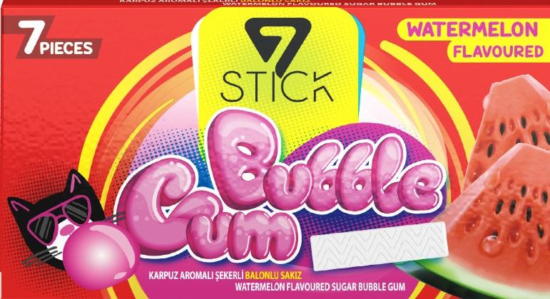 7 Stick Karpuz Aromalı Sakız 14,5 Gr x24 lü Paket