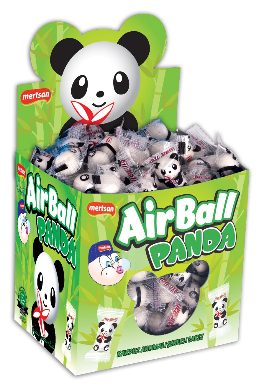 Airball Panda 100 lü 4 Gr Şekerli Sakız Karpuz