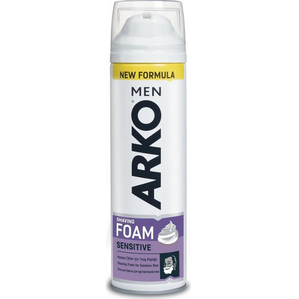 Arko 200 Ml Tıraş Köpüğü Sensitive x6 lı Paket