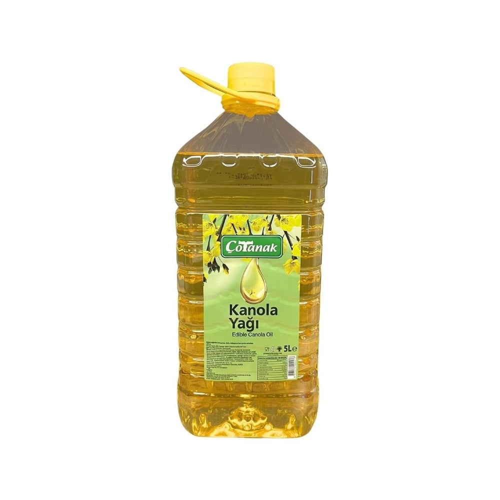 Çotanak Kanola Yağı 5 lt Kare Pet x4 lü Koli