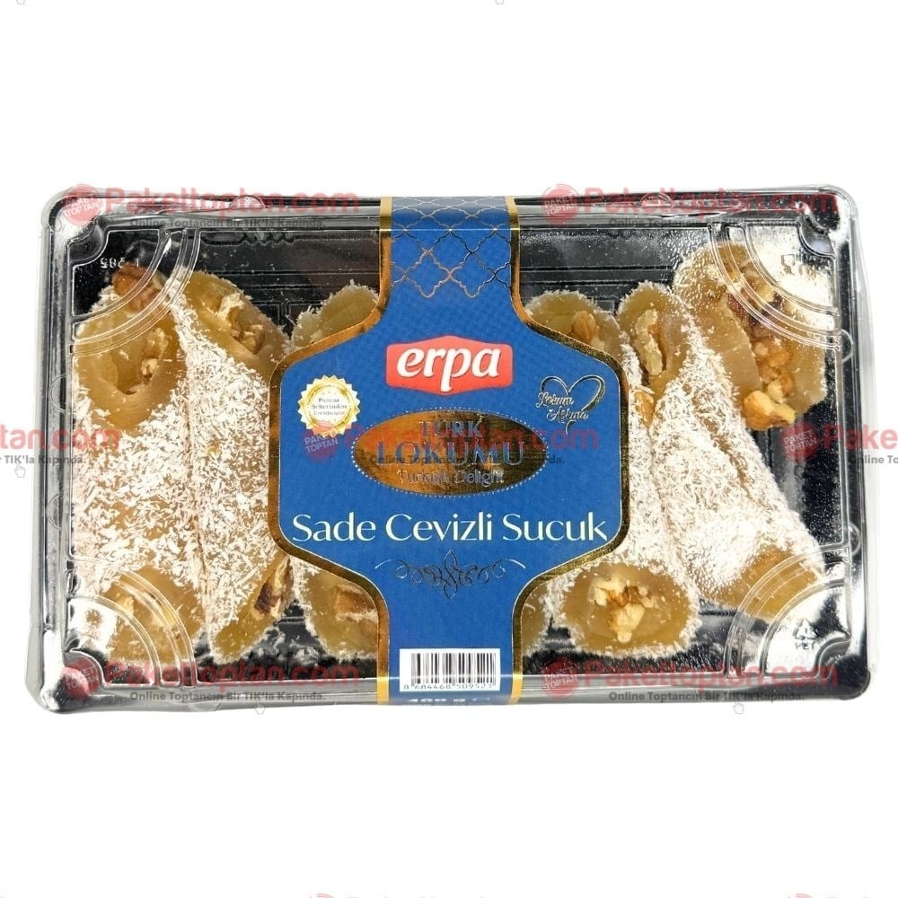 Erpa Lokum 400 Gr Sade Cevizli Lokum