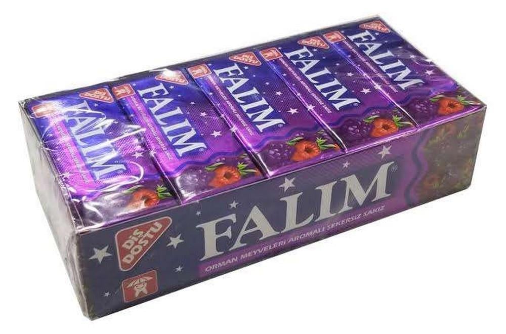 Falım 5 li Orman Meyveleri Aromalı Şekersiz Sakız x20 li Paket