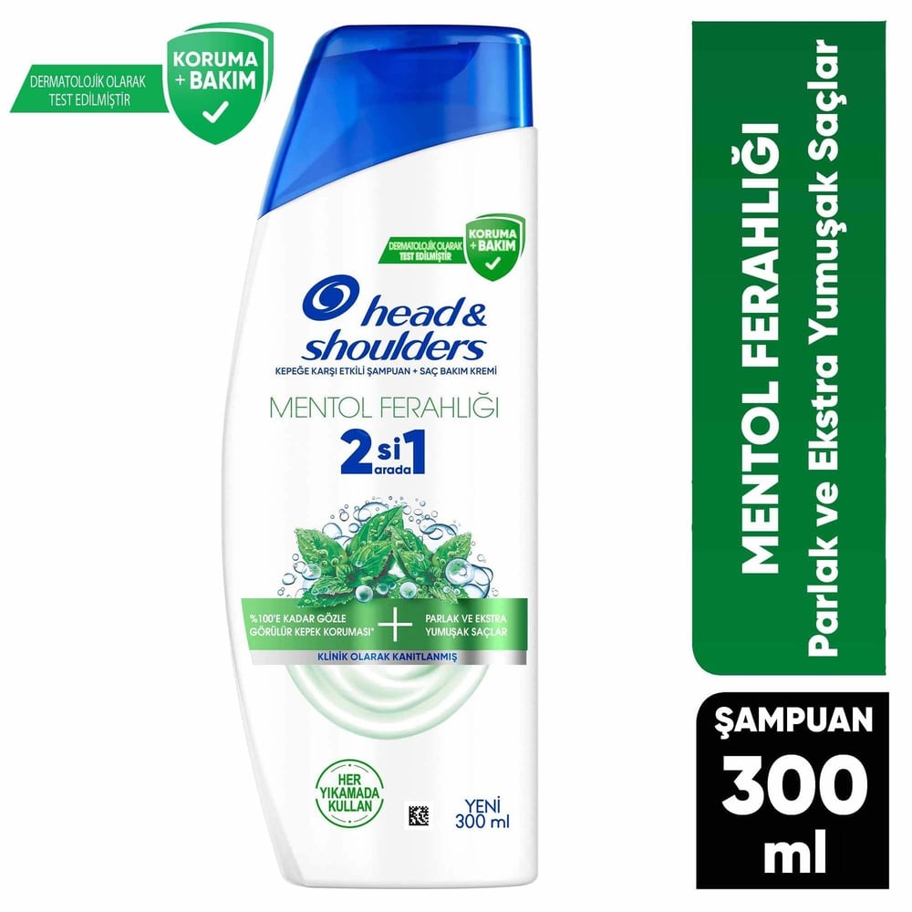 Head and Shoulders 300 Ml Şampuan Menthol 2 in 1