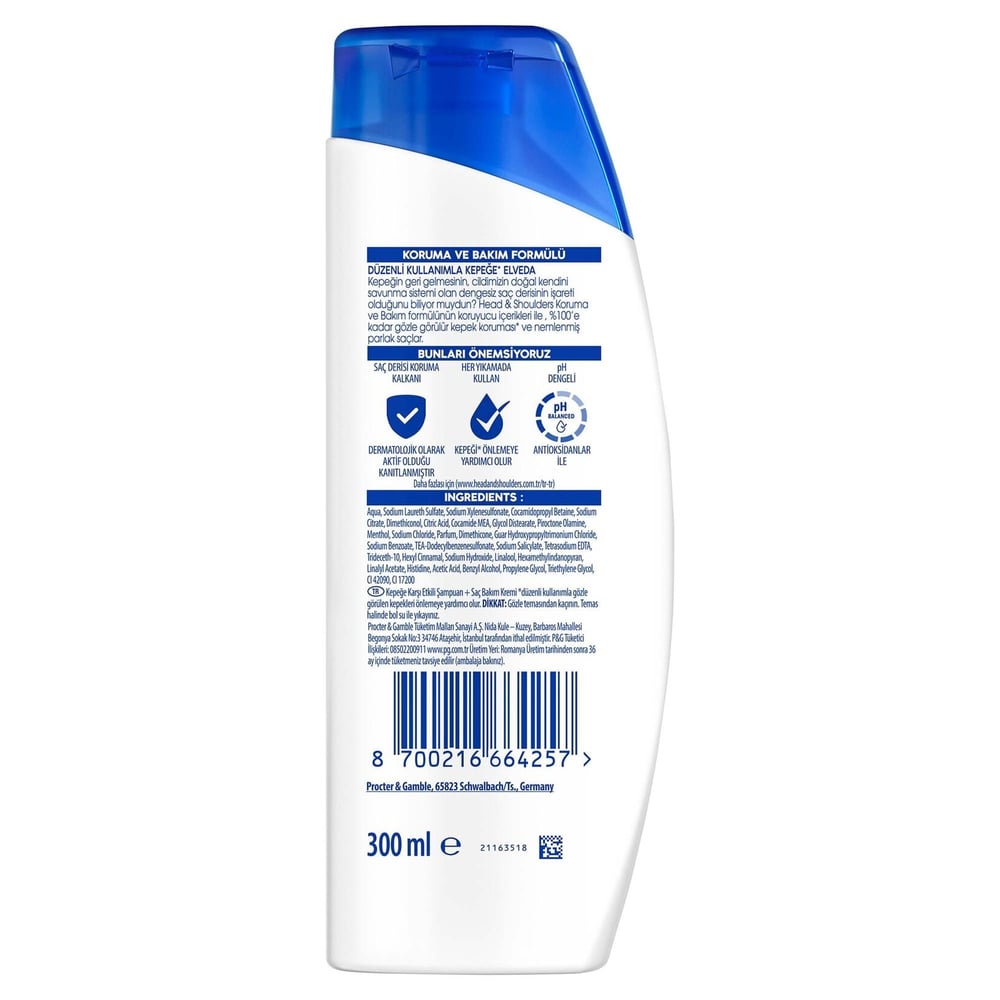 Head and Shoulders 300 Ml Şampuan Menthol 2 in 1