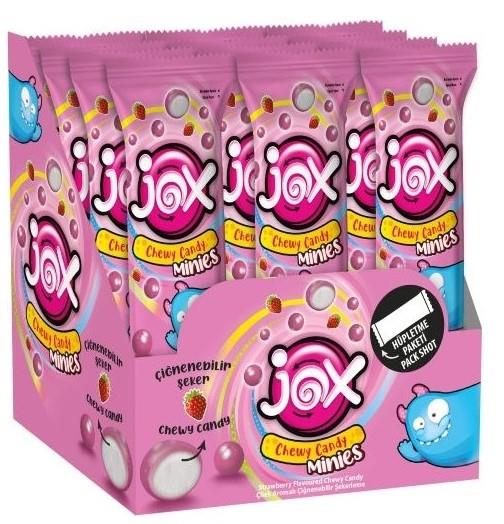 Jox Minies Çilek 9 Gr Çiğnenebilir Şeker x24 lü Paket