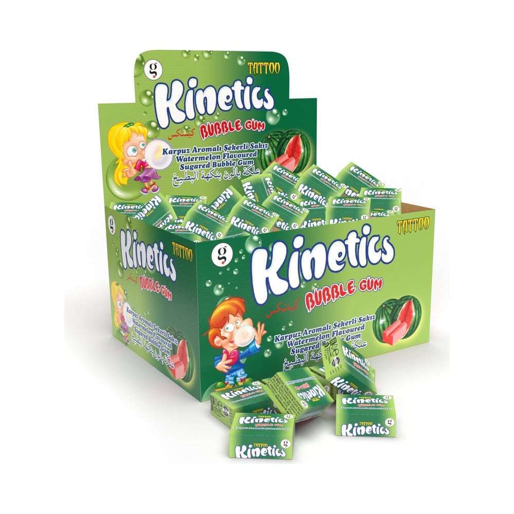 Kinetics 100 lü Şekerli Sakız Karpuz Aromalı