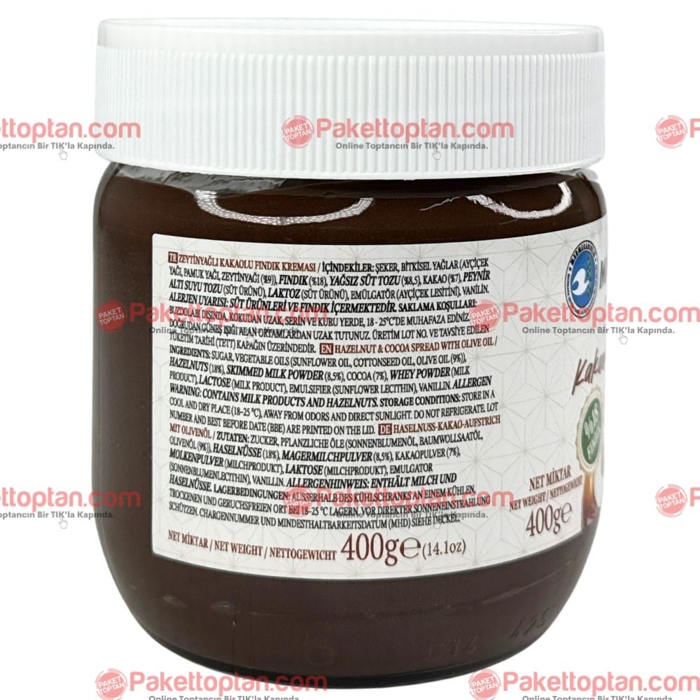 Marmarabirlik 400 Gr Zeytinyağlı Kakaolu Fındık Kreması x6 lı Koli