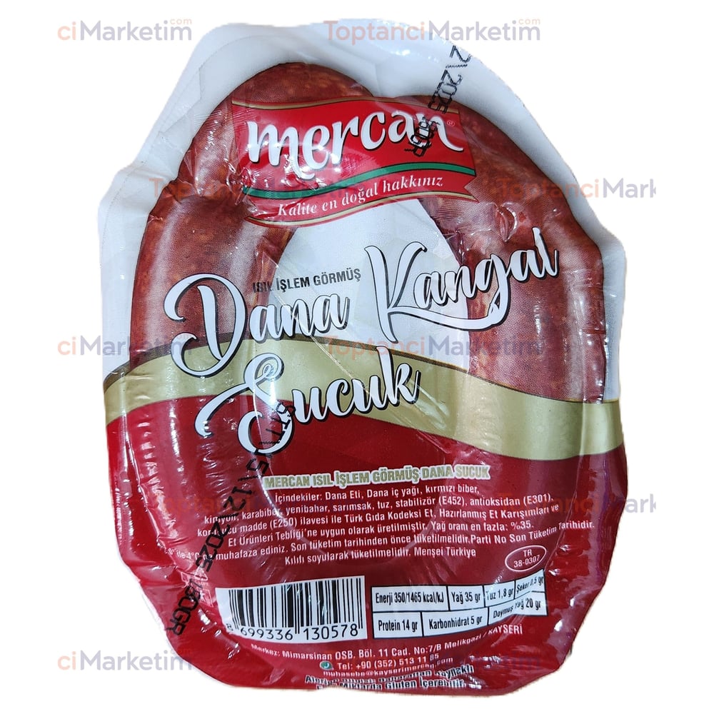 Mercan Dana Sucuk 180 Gr