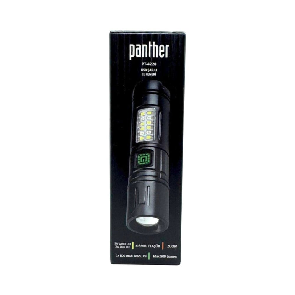 Panther PT 4228 USB Şarjlı El Feneri