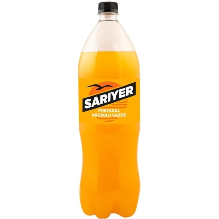 Sarıyer Portakal Aromalı Gazoz 2,5 lt x6 lı Koli