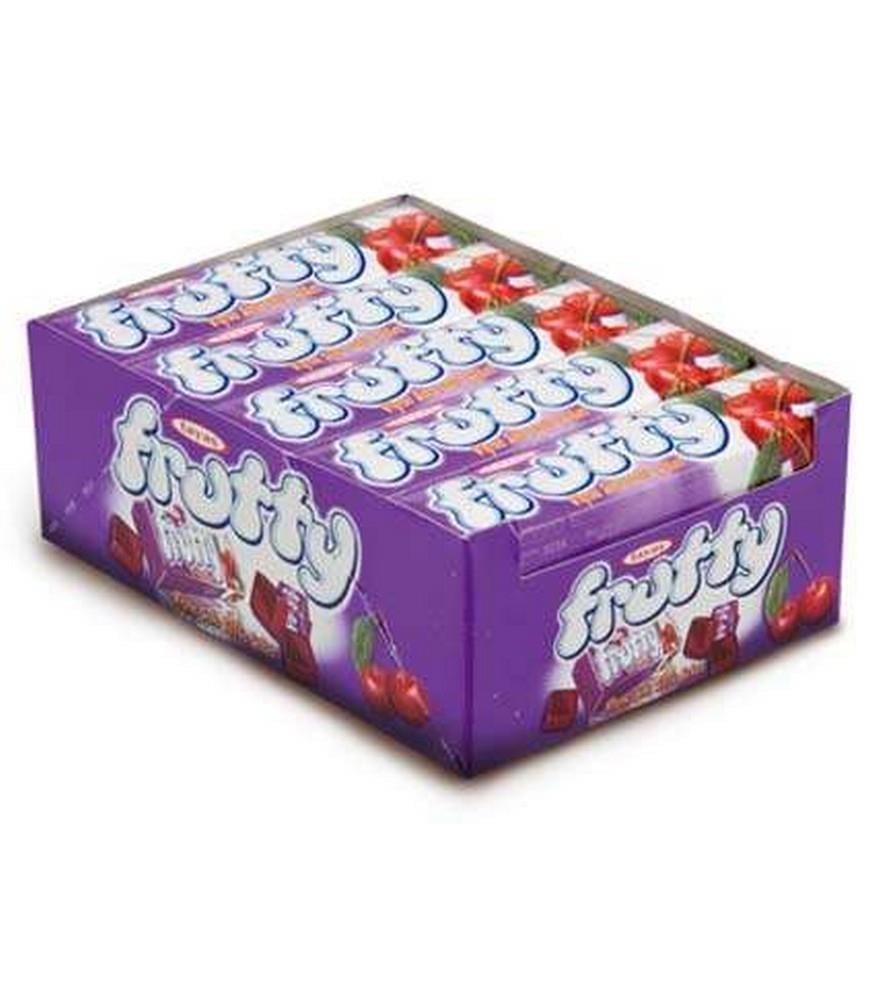 Tayaş Frutty Vişne Aromalı Yumuşak Şeker 20 Gr x24 lü Paket
