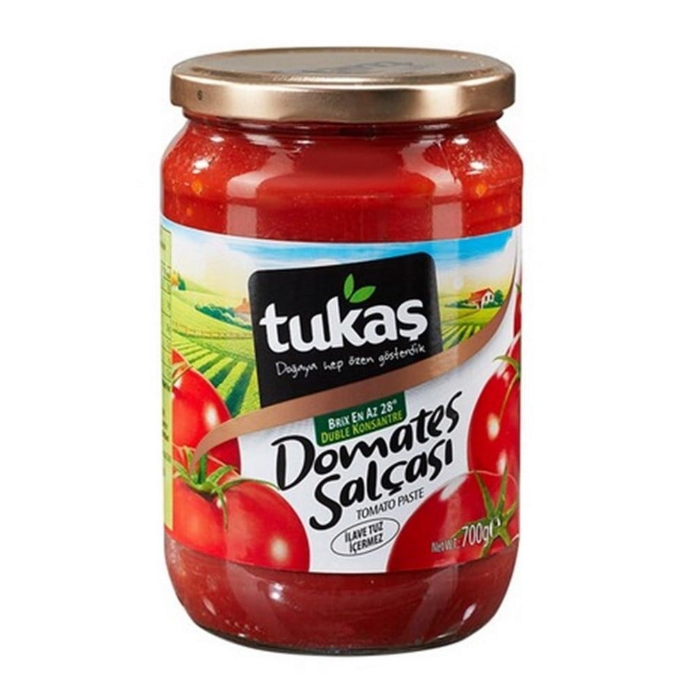 Tukaş 700 Gr Domates Salçası Cam