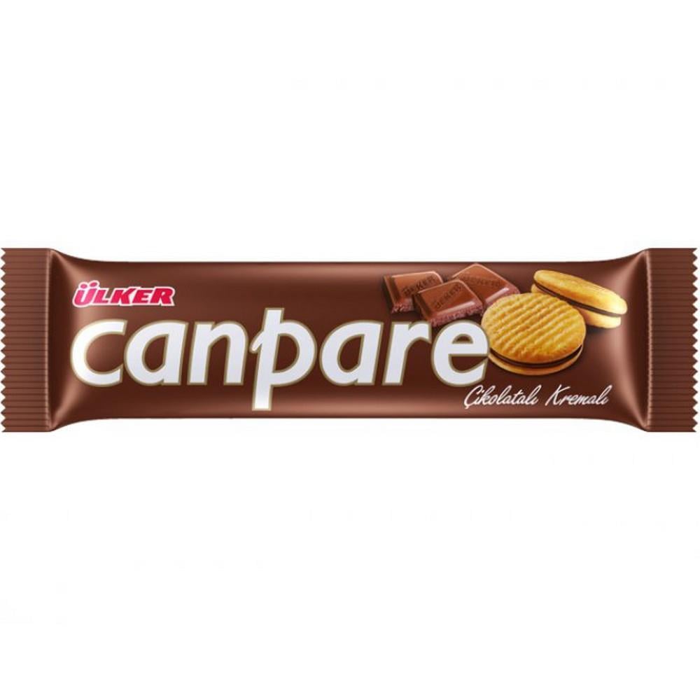 Ülker Canpare Çikolata Kremalı Bisküvi 81 gr x24 lü Koli
