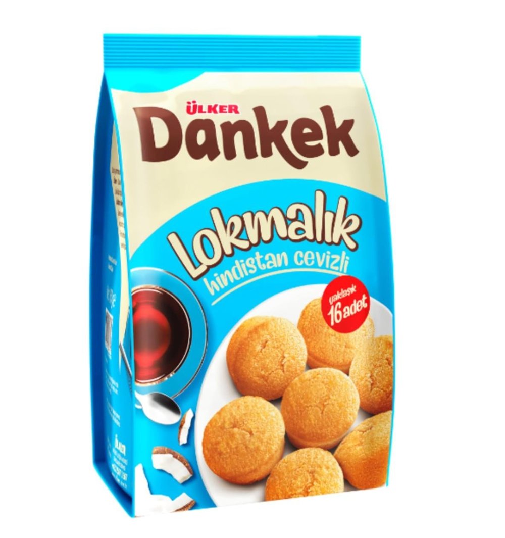 Ülker Dankek Lokmalık Hindistan Cevizli 160 Gr x10 lu Koli