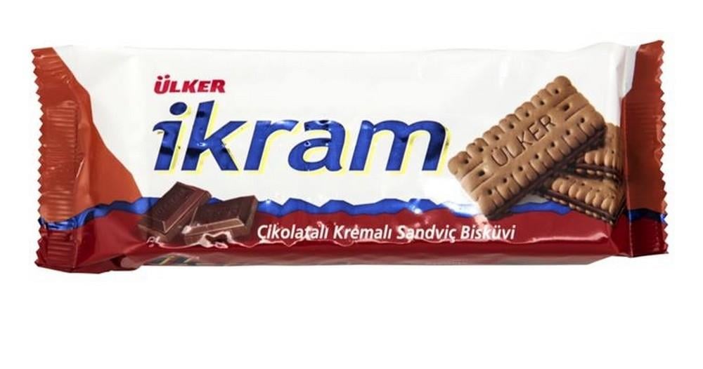 Ülker İkram Çikolatalı Bisküvi 84 Gr x24 lü Koli