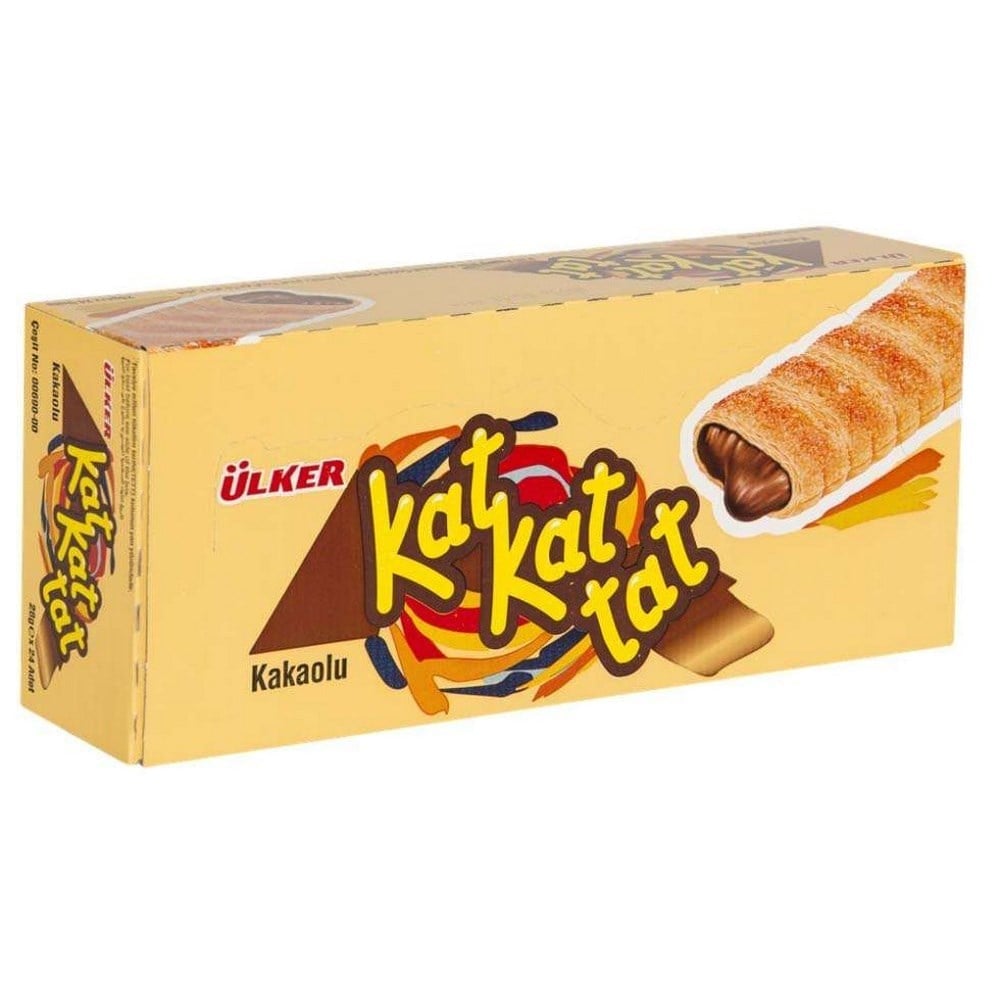 Ülker Kat Kat Tat Fındıklı Milföy 25 Gr x24 lü Koli