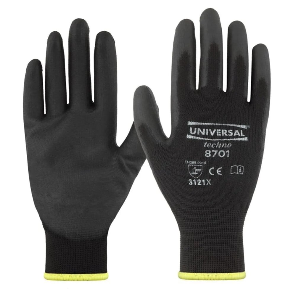 Universal 8701 PU No:07 Montaj Eldiveni x12 li Paket