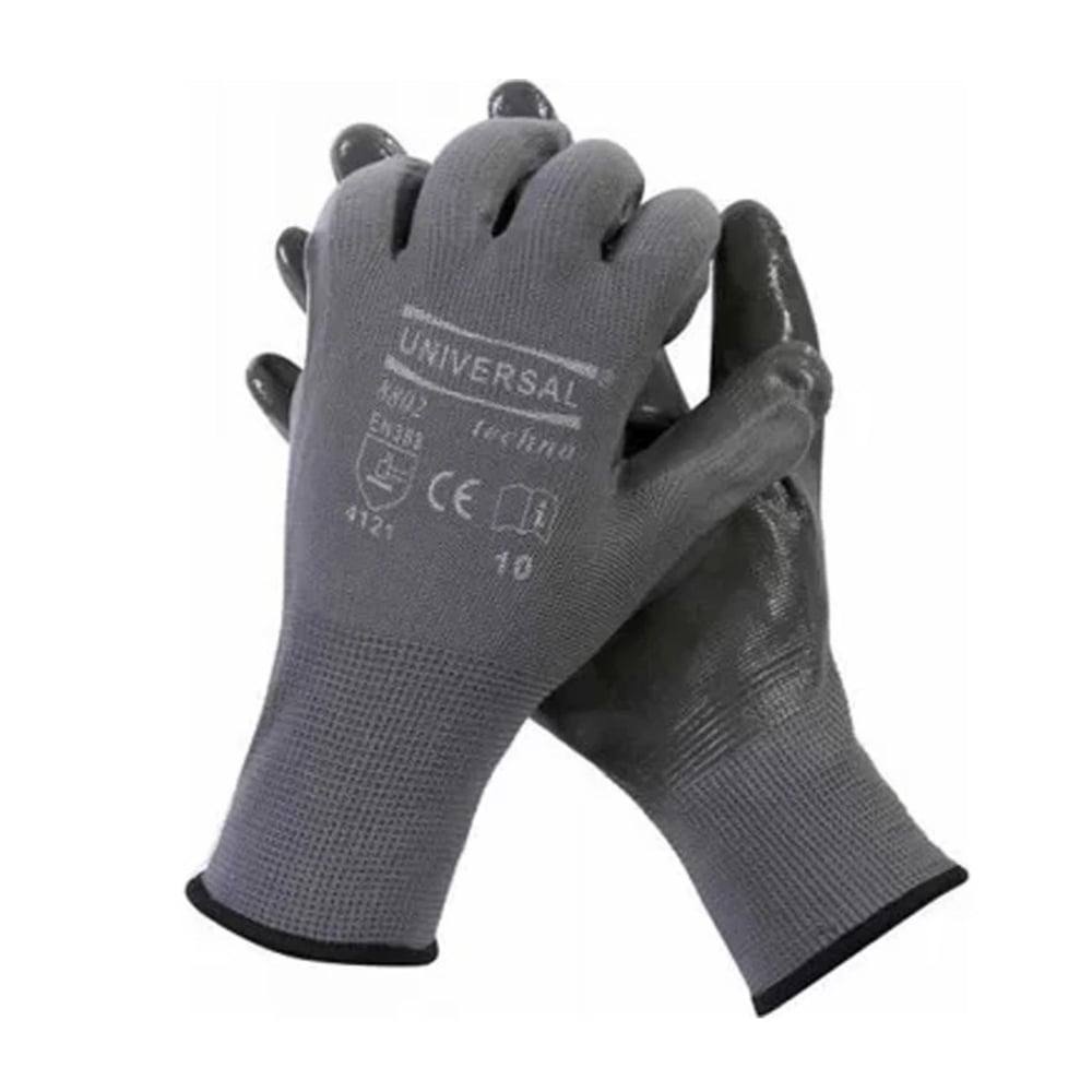 Universal 8802 Gri İş Eldiveni No:10 x12 li Paket
