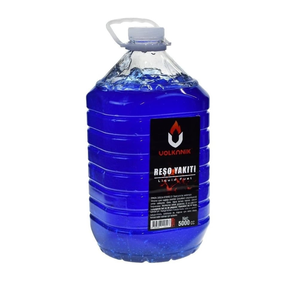 Volkanik Jel Yakıt 5 lt Mavi x4 lü Koli
