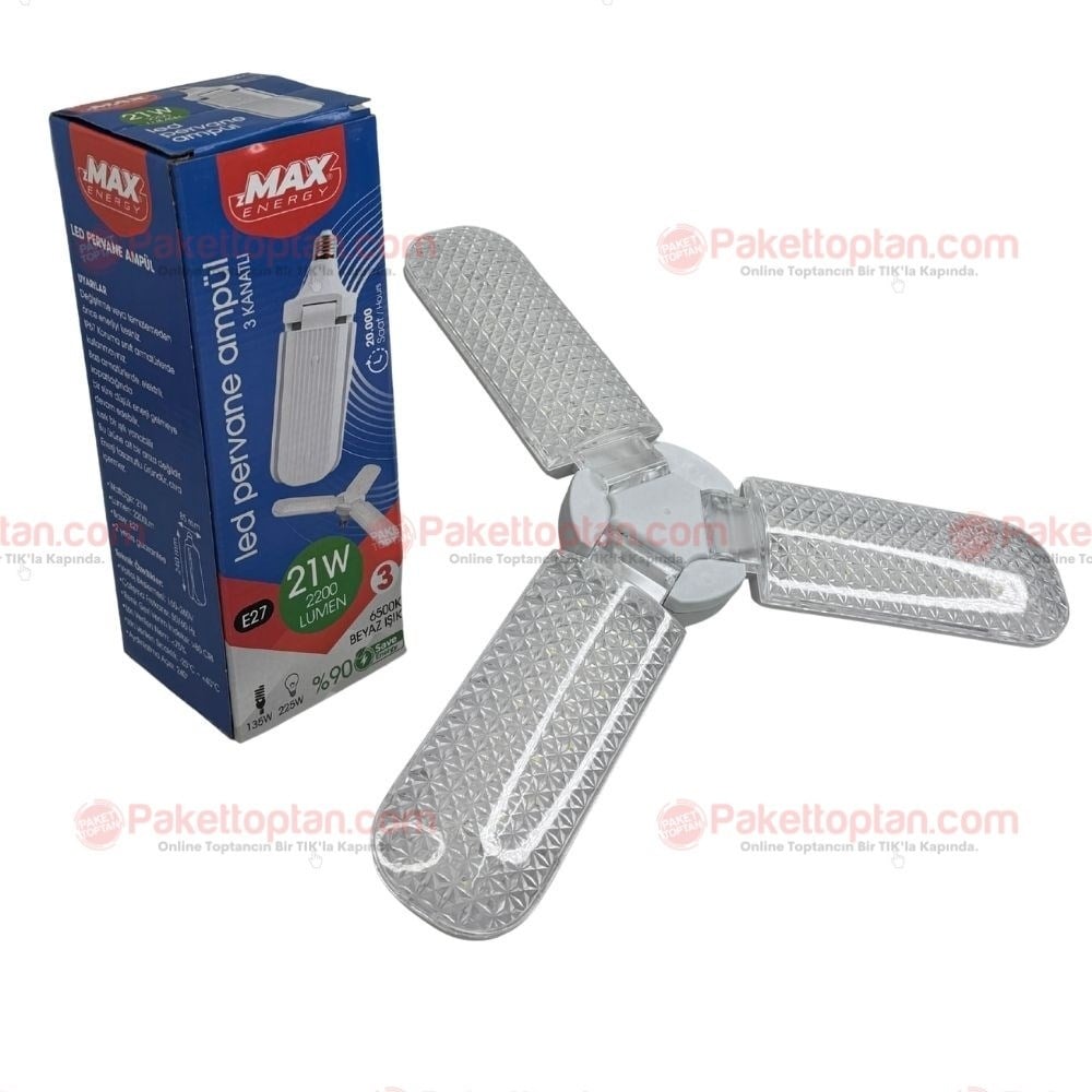 Zmax Energy 21 Watt Led Pervane Ampul