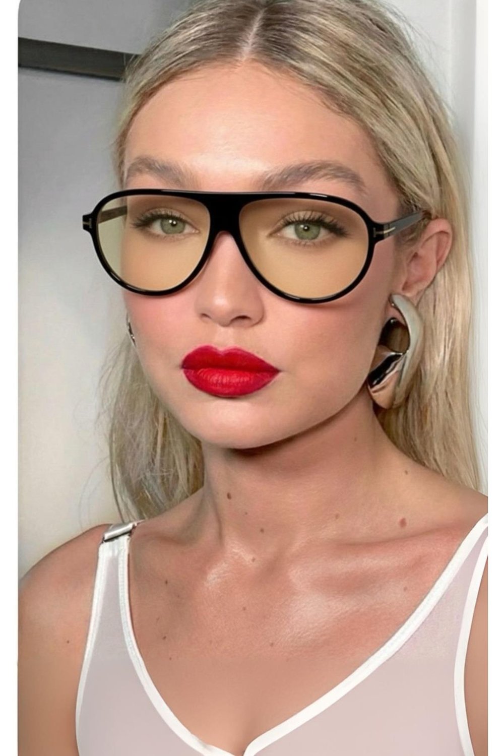 Marcus Siyah Açık Sarı Pilot Güneş Gözlüğü Unisex Popüler Gözlük Damla Modeli Uv400 Korumalı Hafif