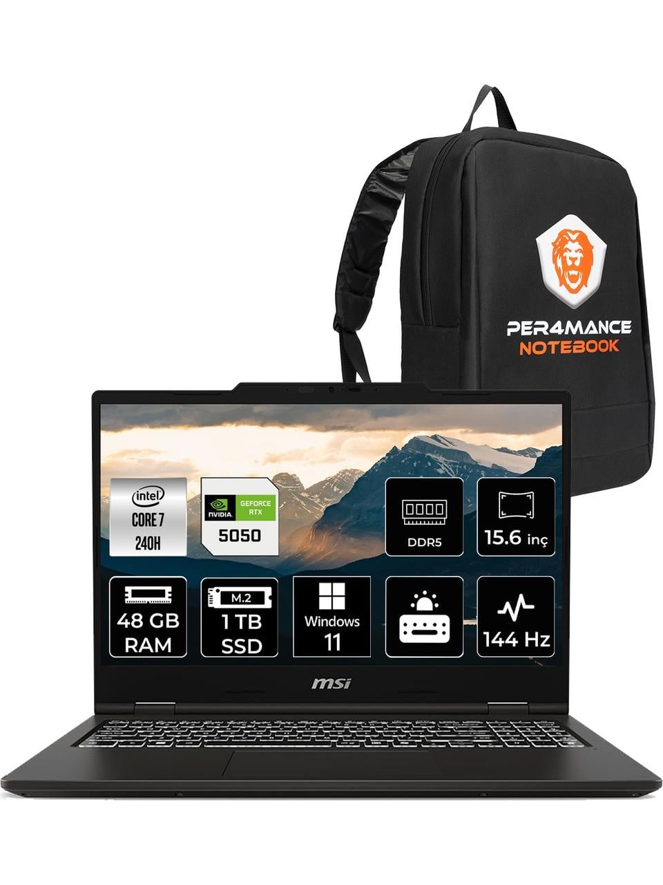 Msı Venturepro 15 Intel Core 7 240H 48GB 1tb SSD RTX5050/8GB 15.6