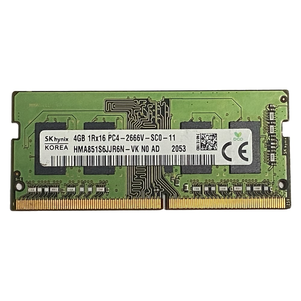 Sk Hynix 4GB 2666 MHz DDR4 CL19 Notebook Ram HMA851S6JJR6N-VK - OEM