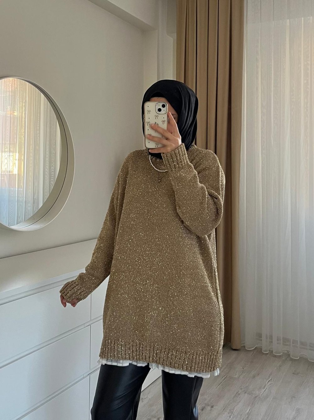 GOLD SİMLİ KAZAK