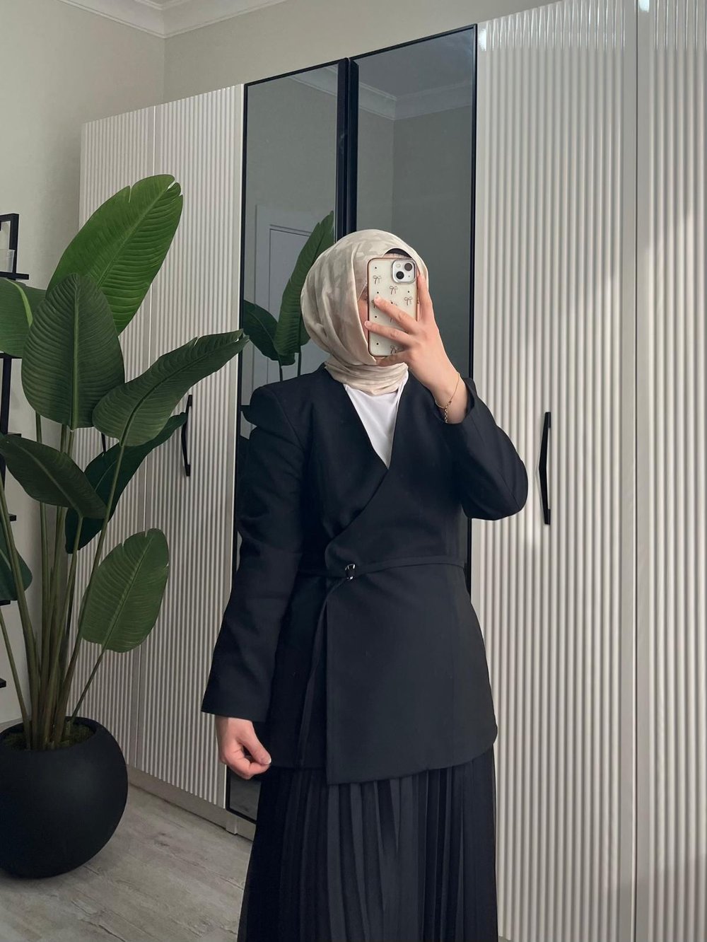 Hm Astarlı Ceket Siyah
