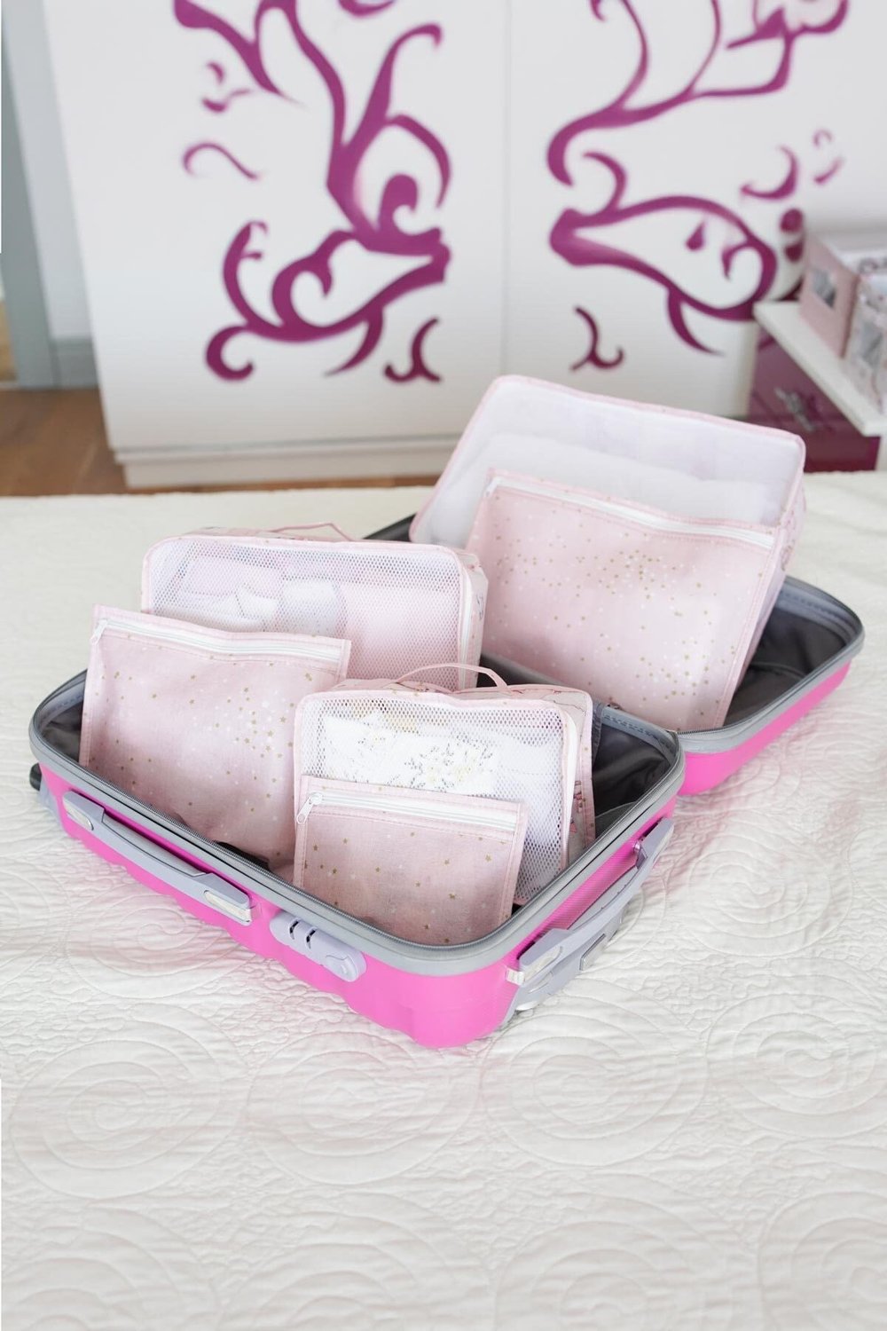 Baby 6 Lı Seyahat Seti Pembe Pembe