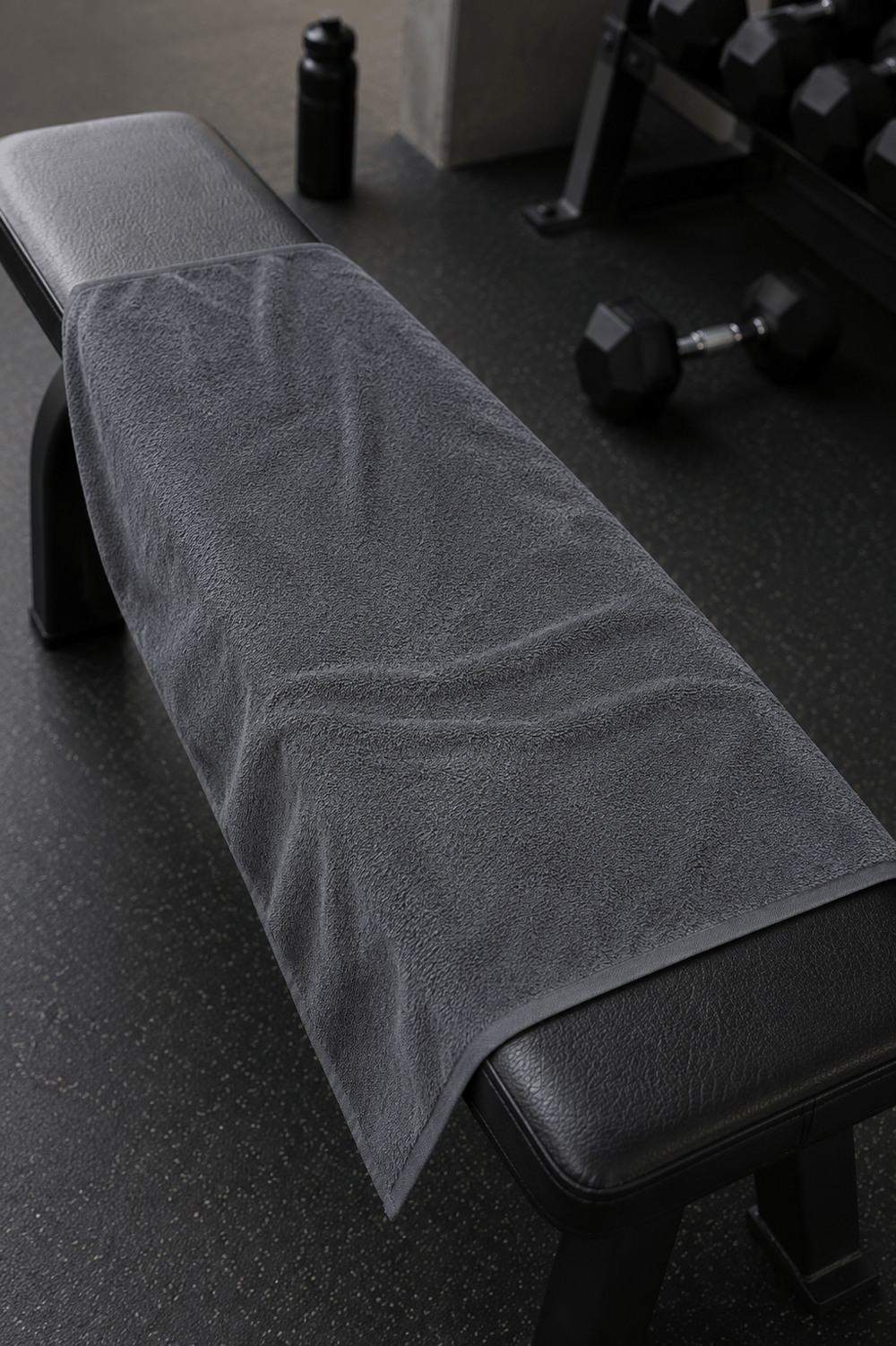 Füme Spor Fitness Antrenman Havlusu 50x90 CM Füme