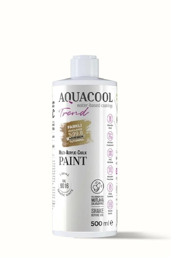 Aquacool Trend Mac Boya 9016 T.Beyaz 500 ML